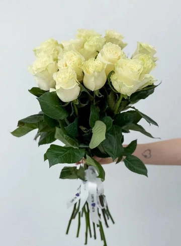 Букет: «Белая жемчужина Эквадора» от интернет-магазина цветов в 