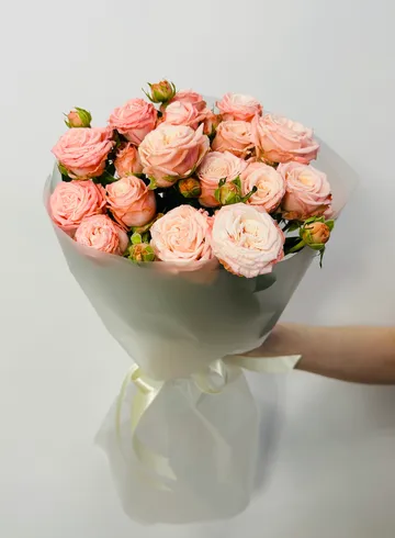 Букет: &laquo;Нежная Пионовидная Кустовая Роза &raquo; от интернет-магазина цветов в 