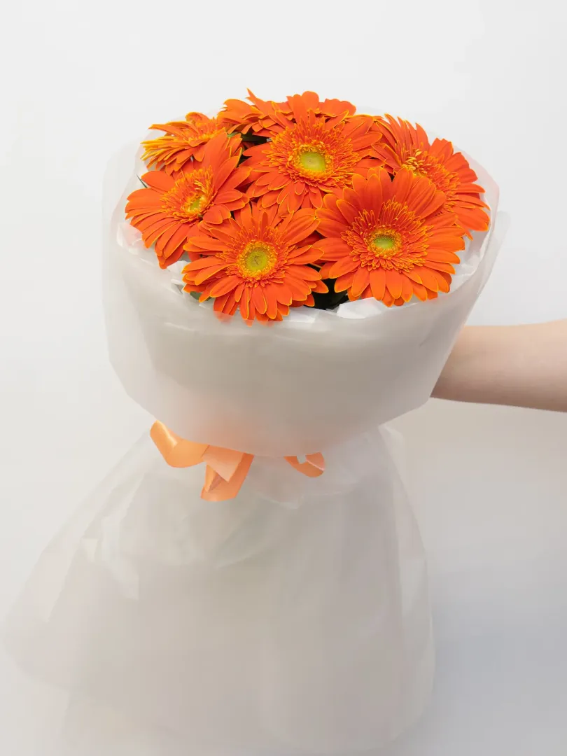Букет: &laquo;Оранжевая гербера&raquo; 