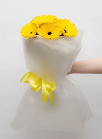 Букет: &laquo;Желтые Герберы&raquo;  от интернет-магазина цветов в 