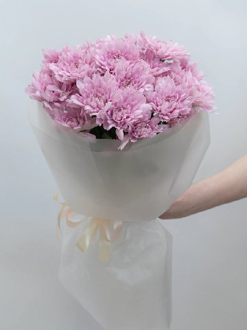 Букет: &laquo;Розовая Хризантема Балтика&raquo; от интернет-магазина цветов в 