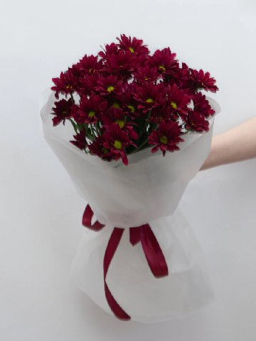 Букет: &laquo;Фиолетовые Хризантемы&raquo; от интернет-магазина цветов в 