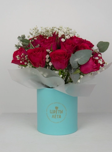 Композиция: «Розовый восторг» от интернет-магазина цветов в 