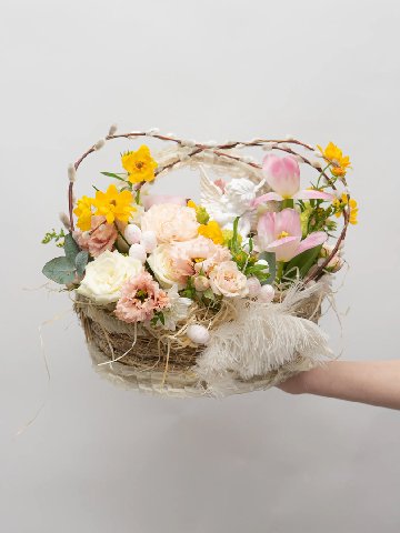 Композиция: &laquo;Пасхальная Нежность&raquo; от интернет-магазина цветов в 