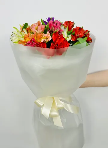 Букет: &laquo;Цветная Альстромерия 9&raquo;