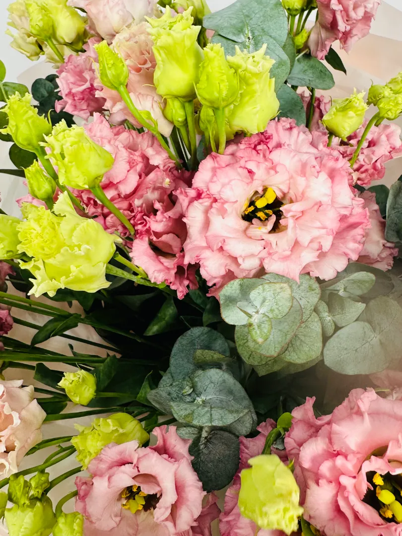 Букет: &laquo;Розовая Эустома 9&raquo;