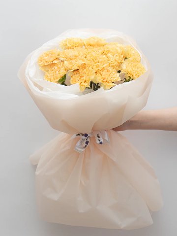 Монобукет: &laquo;Желтый Диантус&raquo; от интернет-магазина цветов в 