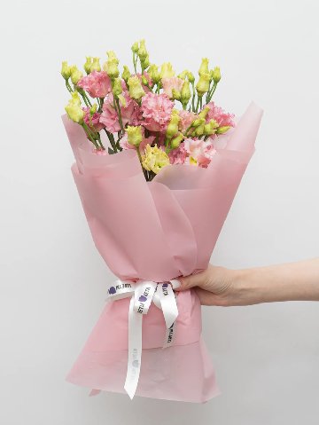 Букет: &laquo;Розовая Эустома&raquo; от интернет-магазина цветов в 