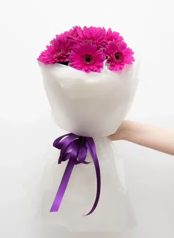 Букет: &laquo;Фиолетовые Герберы&raquo; 