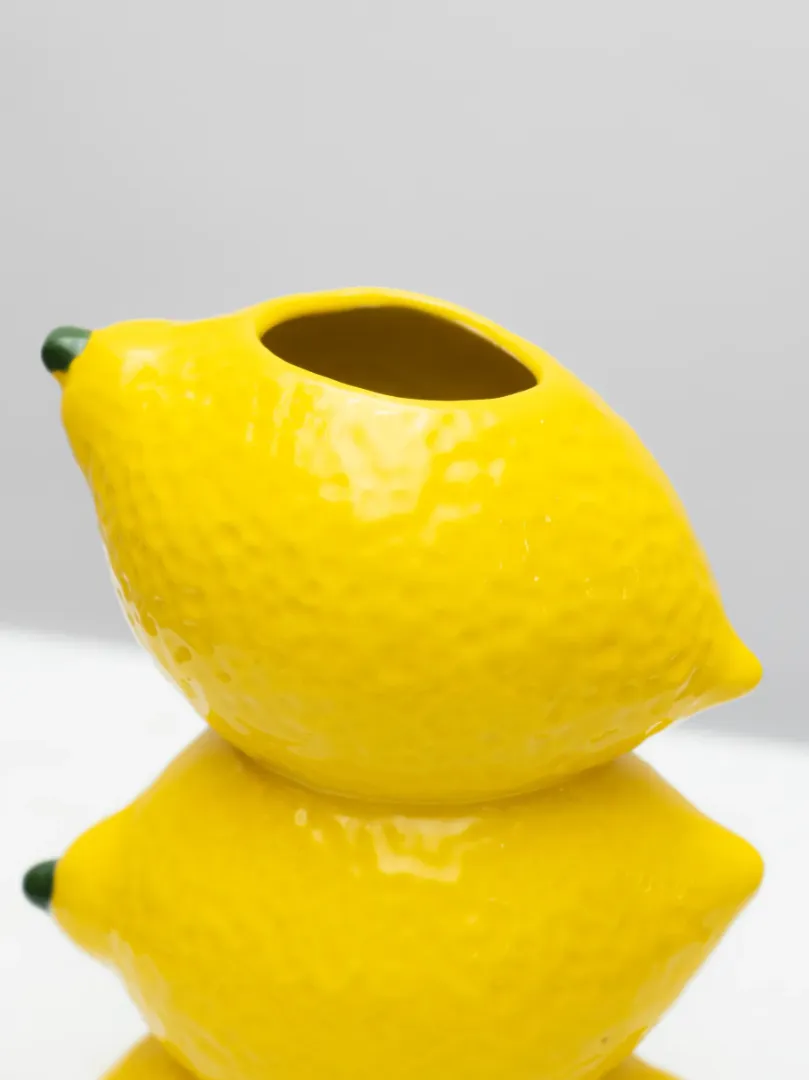 Авторская Интерьерная ваза &laquo;Лимончик&raquo;