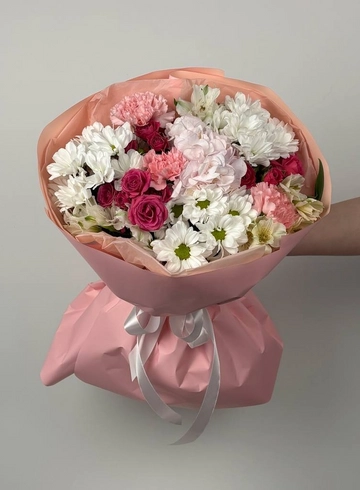 Букет: «Розовое признание» от интернет-магазина цветов в 