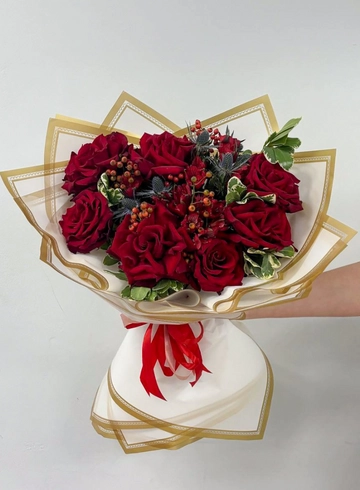 Букет: «Red Hot» от интернет-магазина цветов в 