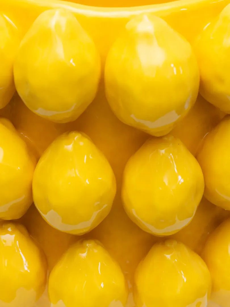 Авторская Интерьерная ваза &laquo;Лимон&raquo;