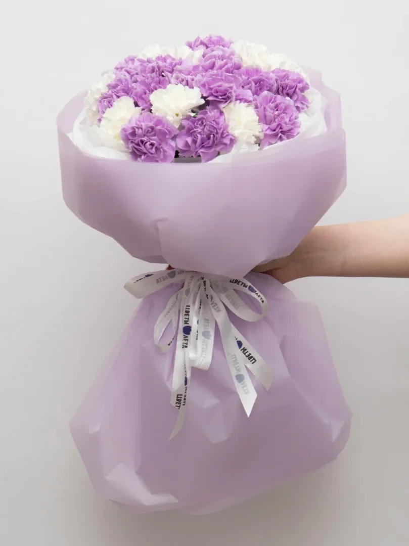 Букет: Микс Диантусов &laquo;Белые-Лунные&raquo;