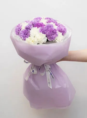 Букет: Микс Диантусов &laquo;Белые-Лунные&raquo;