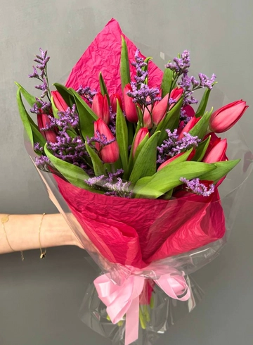 Букет: &laquo;Розовый шелк&raquo; от интернет-магазина цветов в 