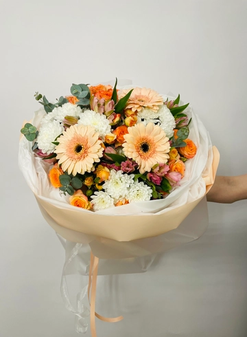 Букет: &laquo;Персик&raquo; от интернет-магазина цветов в 