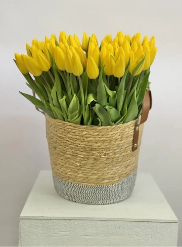 Композиция: &laquo;101 тюльпан&raquo; от интернет-магазина цветов в 