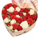 Букет «Сердце» от интернет-магазина «Цветы Лета»в Перми
